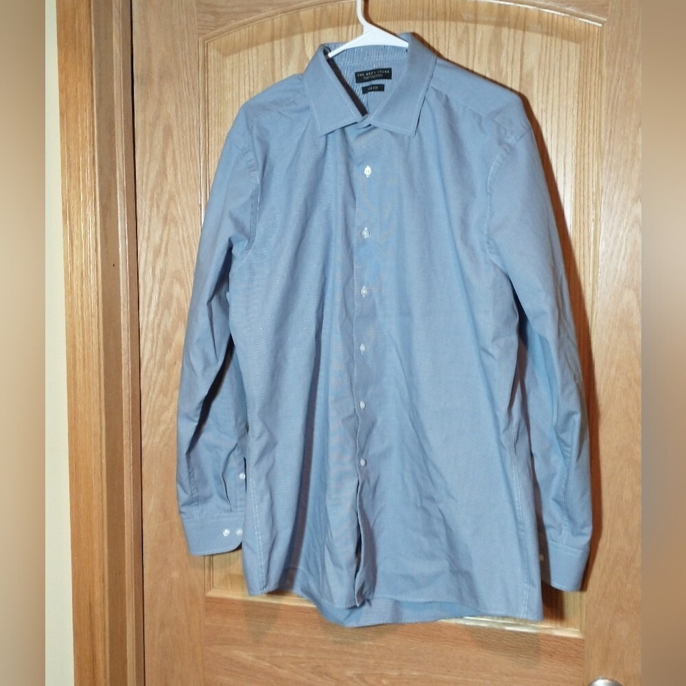 The Men's Store Bloomingdale's blue button shirt size XXL